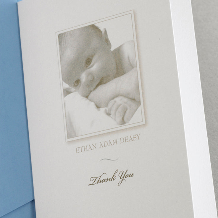 Baby Thank You Card Bi-Fold
