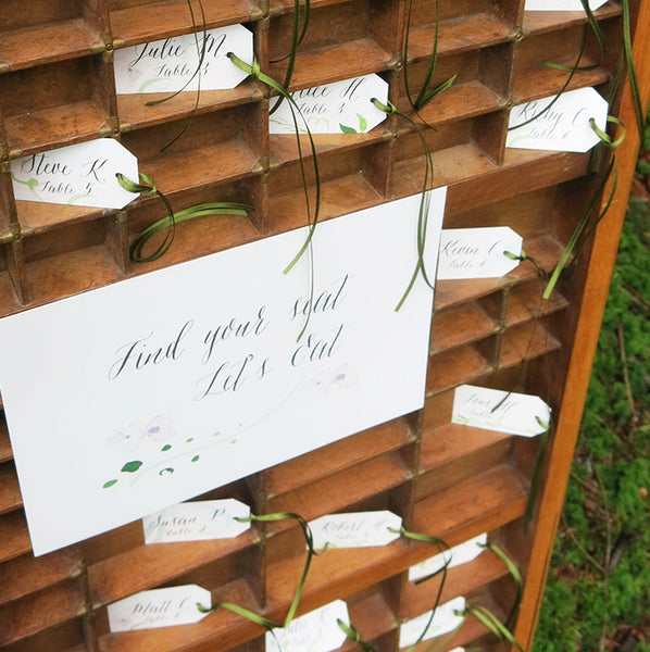 Forest Luggage Table Plan