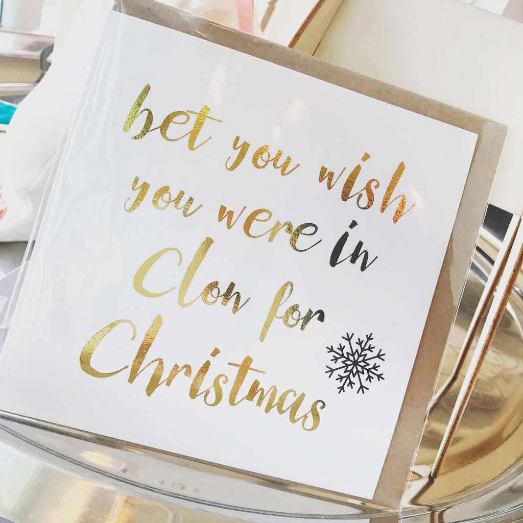 Bet you wish you were in Clon for Christmas