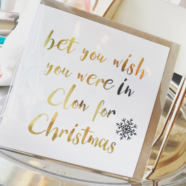 Bet you wish you were in Clon for Christmas