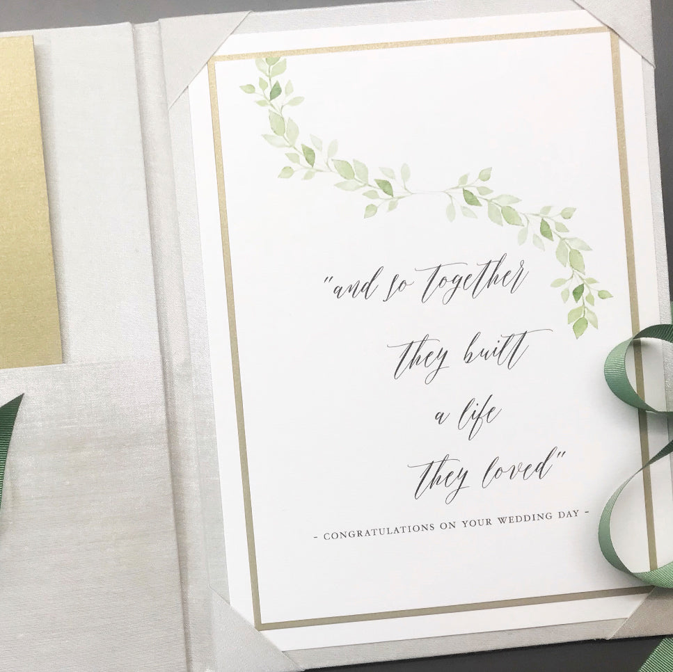 Silk Gift Presentation Folio