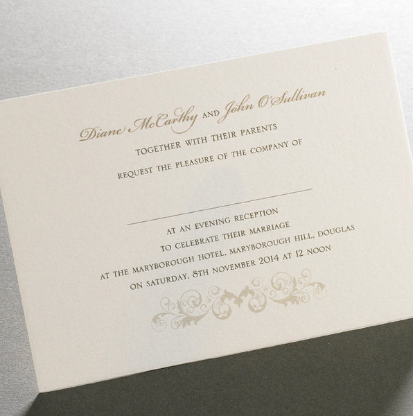 Lily Evening Invitation