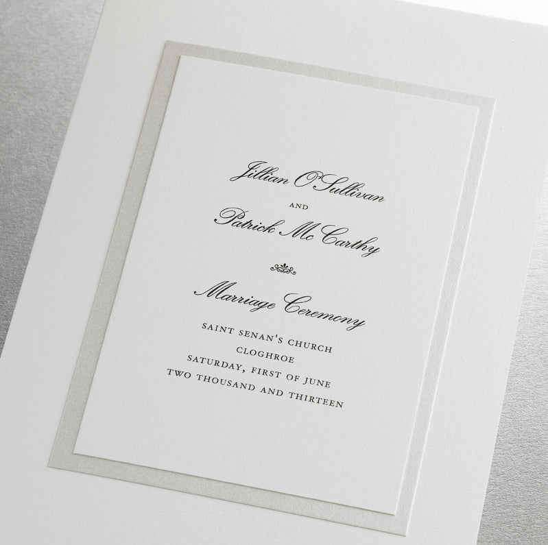 Mary Jane Ceremony Booklet