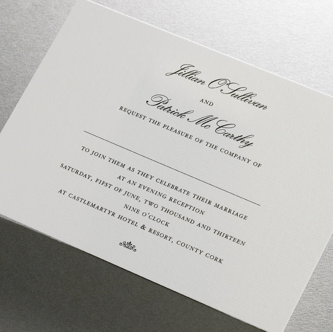 Mary Jane Evening Invitation